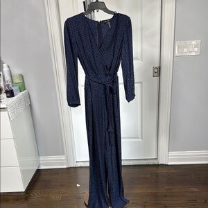 1. State Midnight Blue Long Sleeve Dress